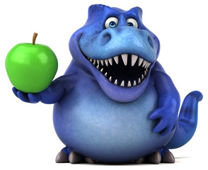 Fun dinosaur - 3D Illustration