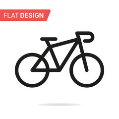 Bicycle line icon. Vector