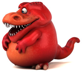 Fun dinosaur - 3D Illustration