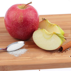 Fresh fruit on the chopper