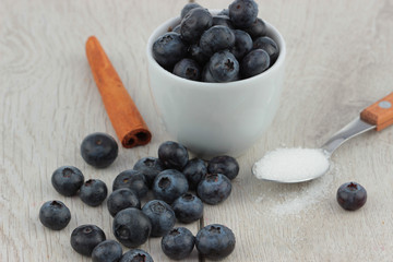 Fresh fruit on the chopper