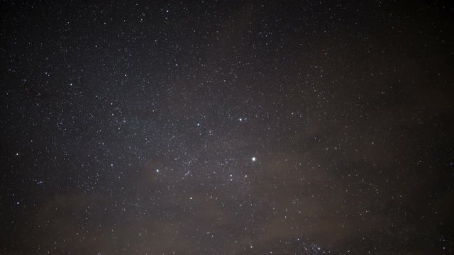 Milky Way Galaxy Spring Sky 22 Time Lapse Stars and Meteors
