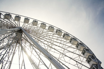 Ferris wheel in an amusement Park