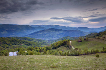 Beautiful landscape in Apuseni, Romania