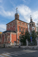 Fototapeta na wymiar Ancient church of Presentation of Mary in Barash in Moscow, Russia