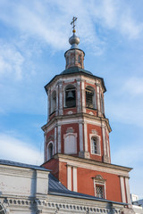 Ancient church of Presentation of Mary in Barash in Moscow, Russia