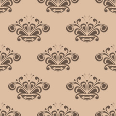Seamless floral background for textile, wallpapers