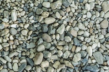 Rock decoration on pathway background