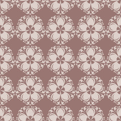 Seamless floral background for textile, wallpapers