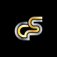 Initial Letter CS GS Linked Design Logo