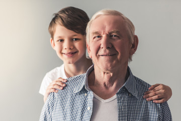 Grandpa and grandson
