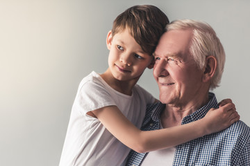 Grandpa and grandson