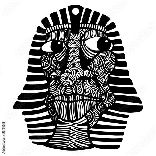 "Farrow egypt cartoon outline for coloring page." Imagens e fotos de