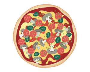 mushroom pizza