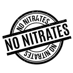 No Nitrates rubber stamp. Grunge design with dust scratches. Effects can be easily removed for a clean, crisp look. Color is easily changed.