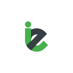 Initial Letter IE Design Logo