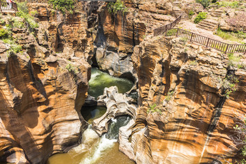 Bourkes Luck Potholes landscape view, South Africa