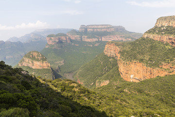 Fototapeta na wymiar View of the whole Blyde River Canyon landscape, South Africa