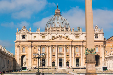 Fototapeta na wymiar Basilica di San Pietro, Vatican, Rome