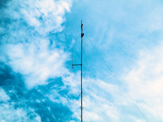 Obraz premium Communication antenna.