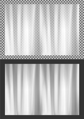 White transparent plastic wrapper