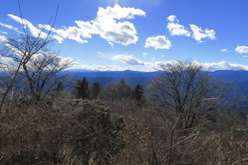 Obraz premium 奥武蔵の山々