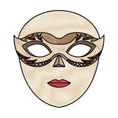 venice mask icon vector illustration graphic design