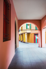 Bologna a city in Red color