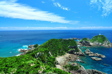 夏の佐多岬 blue and land