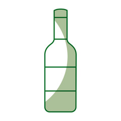 isolated bottle of wine vector illustration graphic design