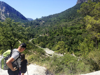 Descent into the river