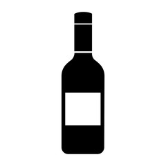 isolated bottle of wine vector illustration graphic design