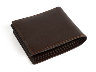 Brown leather wallet