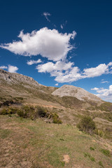 Fototapeta na wymiar Natural landscape in Palencia mountains, Castilla y Leon, Spain.
