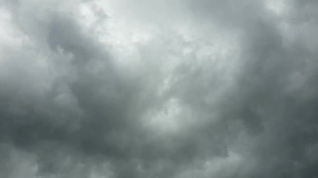 Time lapse of storm clouds moving very fast, background