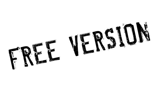 Free Version rubber stamp. Grunge design with dust scratches. Effects can be easily removed for a clean, crisp look. Color is easily changed.