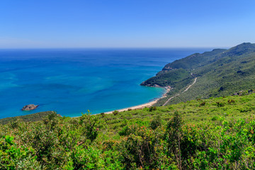 Parque natural da Arrábida em Setubal Portugal