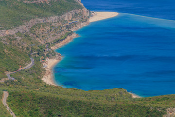 Parque natural da Arrábida em Setubal Portugal