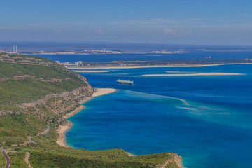 Parque natural da Arrábida em Setubal Portugal
