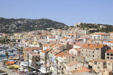 Fototapeta na wymiar view of Calvi, Corsica
