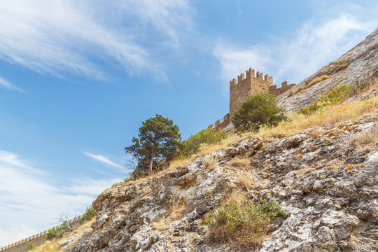 Безымянная цитадель в Судакской Генуэзской крепости в Крыму