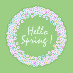 Hello spring card