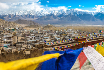 The city of Leh,  Leh city is located in the Indian Himalayas at an altitude of 3500 meters. ...