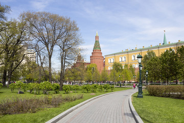 MOSCOW, RUSSIA: Alexander Garden (near the Kremlin)