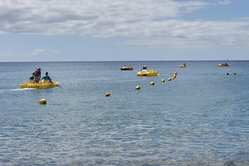 Naklejka premium puerto del carmen beach