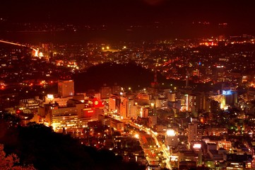 徳島市夜景