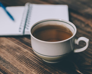 Tea And Notepad