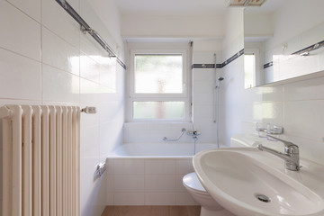 White vintage bathroom