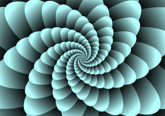 Abstract spiral illuzion © nikolaybarbov