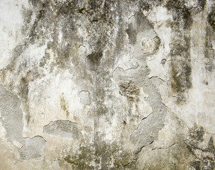 Cracked concrete vintage wall background, old wall. Textured background.